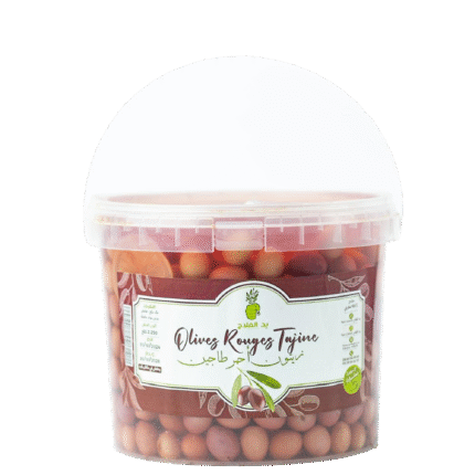 Seau d'olives rouges  2.25 Kg