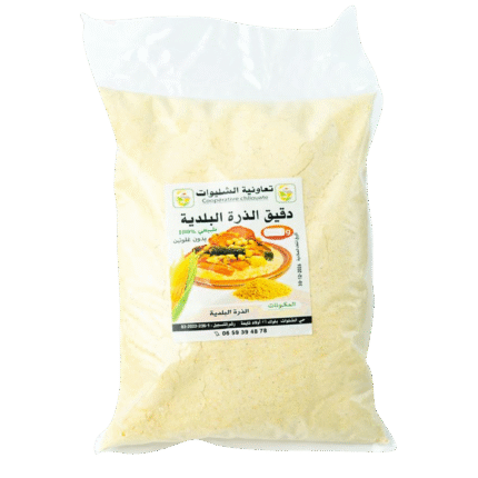 Farine de Maïs Beldi 100% Naturelle – Sans Gluten – Coopérative Chilouate